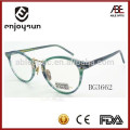 lady fashionable round acetate optical eyewear wholesale China